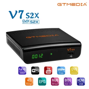 GTMedia V7 S2X + 1 año ECAM